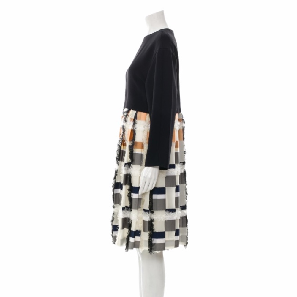 Chloe’ Plaid Print A-Line Dress 38 - Picture 2 of 5